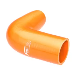 Kolanko silikonowe 90' 48mm Pomarańczowy