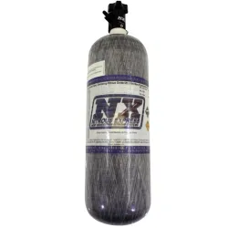 12Lb Composite Bottle Lightning 500 Valve 4AN Nipple 6.79 Dia. x 23.25 Tall Nitrous Express NX 11152