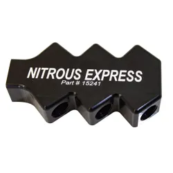 6 Port Distribution Block -8 ORB Inlet -6 Flair Outlets Nitrous Express NX 15241