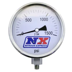 Nitrous Pressure Gauge 4 Inch High Accuracy Nitrous Express NX 15540