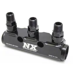 3 Port Fuel Log with Fittings Nitrous Express NX 15843
