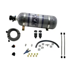 EFI Single Nozzle Piranha System 35-50-75Hp with 12Lb Carbon Bottle Nitrous Express NX 20001-12
