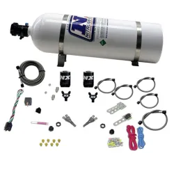 Dual Nozzle with 15Lb Bottle for Dodge V-8 TBI 1992-1995 (50-150Hp) Nitrous Express NX 20213-15