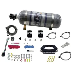 LS 102mm Plate System with 12Lb Carbon Bottle for GM Vehicles Nitrous Express NX 20933-12