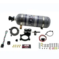 Nitrous Plate System with 12Lb Carbon Bottle for GM 5.3L Truck 2014+ Nitrous Express NX 20936-12