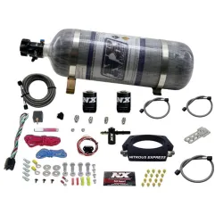 Nitrous Plate System with 12Lb Carbon Bottle for Chevrolet Corvette / Camaro LT1 6.2L Nitrous Express NX 20938-12