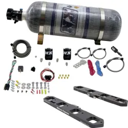 Direct Port Plate System with 12Lb Carbon Bottle for 5.7L / 6.1L / 6.4L Hemi Nitrous Express NX 20958-12
