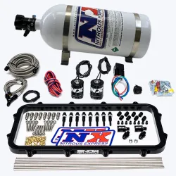 Direct Port Dry Holley High Ram Plate Nitrous System 5LB Nitrous Express NX 20963-05