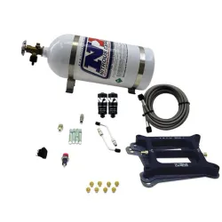 4150 Hitman Nitrous Plate System 100-150-200Hp with 10Lb Bottle Nitrous Express NX 40040-10