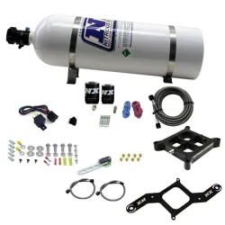 4150 Billet Crossbar Plate System Single Stage 250-750Hp with 15Lb Bottle Nitrous Express NX 63840-15