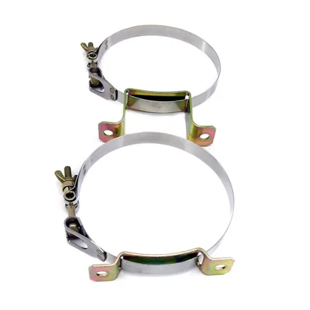 Stainless Steel Bottle Brackets for 10Lb / 15Lb Aluminum Bottles Nitrous Express NX 11106