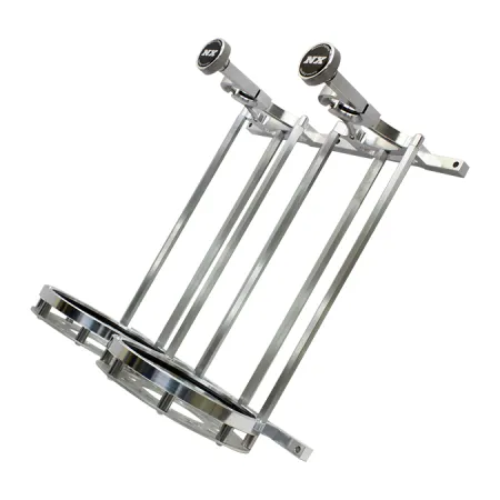 Stand up Billet Bottle Bracket Flat Mount for Dual 10Lb Bottle Nitrous Express NX 11208SB-10