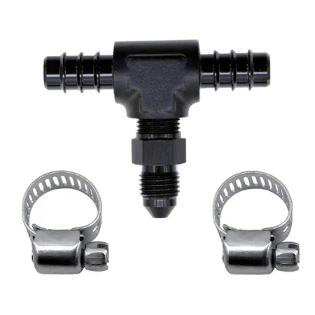 Fuel T Fitting 5/16 Hose Barb to 4AN Male Nitrous Express NX 15235