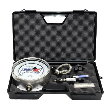 Master Flo-Check 6" Gouge with Case Lines Fittings and Jets Nitrous Express NX 15529