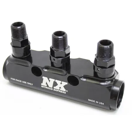 3 Port Fuel Log with Fittings Nitrous Express NX 15843