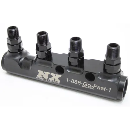 4 Port Fuel Log with Fittings Nitrous Express NX 15844