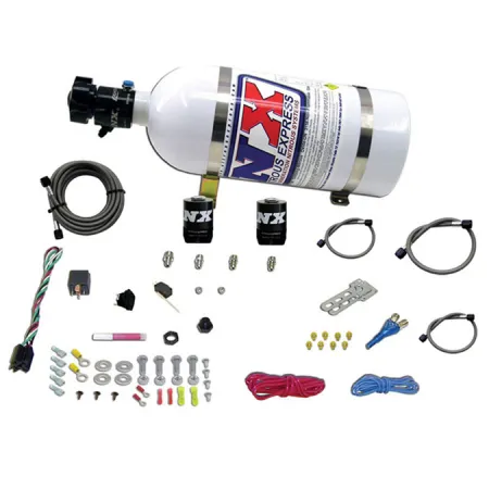 Single Nozzle System with 10Lb Bottle for All Dodge model EFI (35-50-75-100-150 Hp) Nitrous Express NX 20921-10