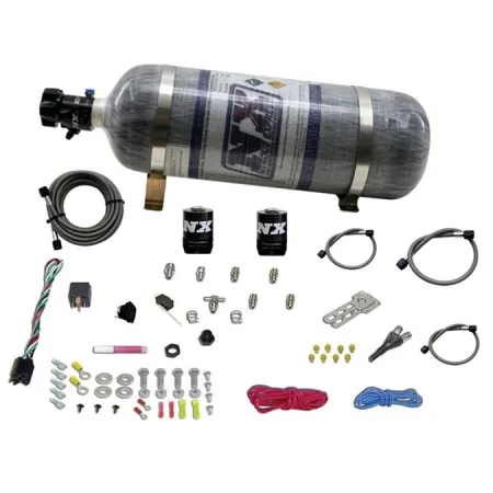 EFI Single Nozzle System 35-50-75 Hp with 12Lb Carbon Bottle for All Sport Compact Nitrous Express NX 20923-12