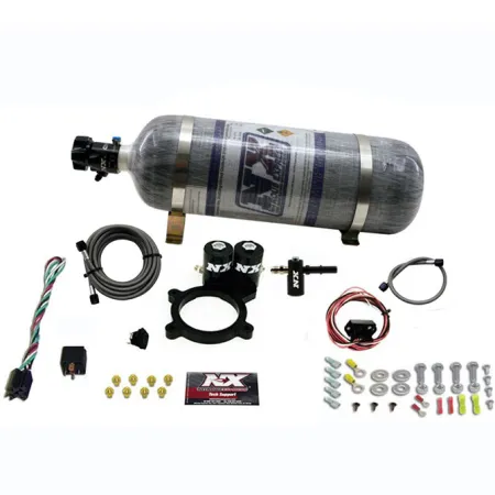 Nitrous Plate System with 12Lb Carbon Bottle for GM 5.3L Truck 2014+ Nitrous Express NX 20936-12