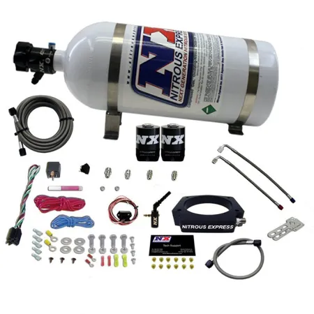 Nitrous Plate System with 10Lb Bottle for GM 6.2L Truck 2014+ Nitrous Express NX 20937-10