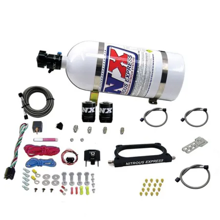Nitrous Plate System with 10Lb Bottle for Ford GT 500 Nitrous Express NX 20949-10