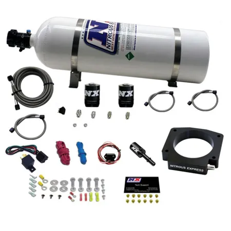 Nitrous Plate System with 15Lb Bottle for Ford Mustang GT350 Nitrous Express NX 20953-15
