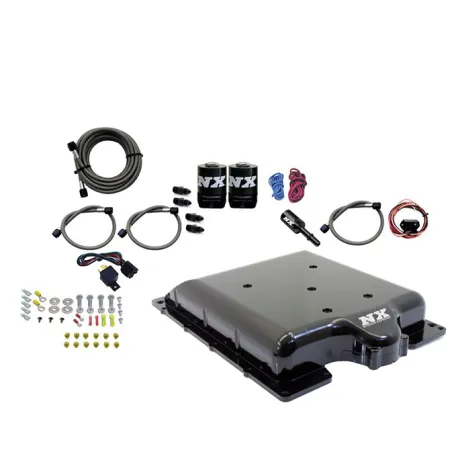 Billet Supercharger Lid with Integrated Nitrous without Bottle for Dodge Hellcat / Demon Nitrous Express NX 20972-00