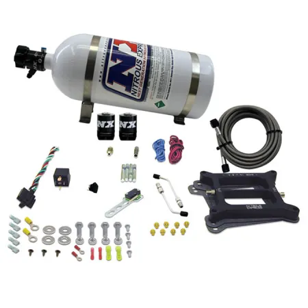 4150 Conventional Plate System Gasoline Pro-Power 100-500Hp with 10Lb Bottle Nitrous Express NX 50040-10