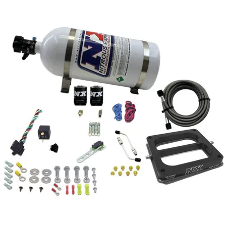 4500 Conventional Plate System Gasoline Pro-Power 100-500Hp with 10Lb Bottle Nitrous Express NX 50070-10