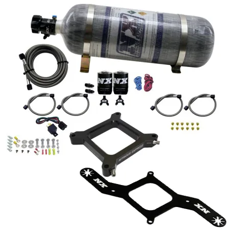 4150 Assassin Plate Gasoline Stage 6 50-300Hp with 12Lb Carbon Bottle Nitrous Express NX 67040-12