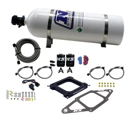 4500 Assassin Plate Gasoline Stage 6 50-300Hp with 15Lb Bottle Nitrous Express NX 67070-15