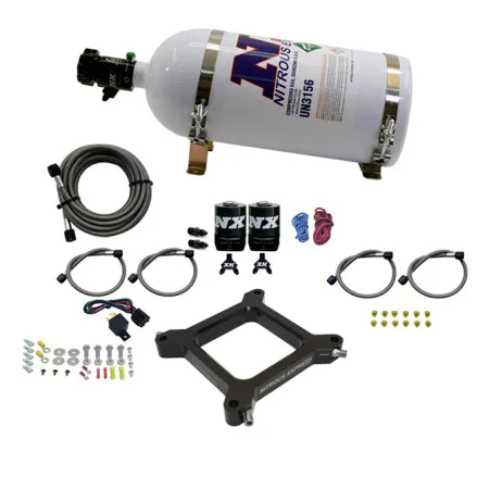 4150 Assassin Plate Alcohol Pro-Power 100-500Hp with 10Lb Bottle Nitrous Express NX 67545-10