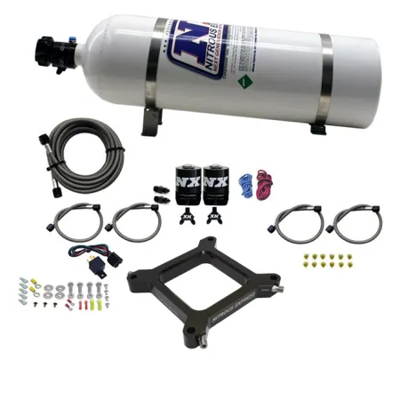 4150 Assassin Plate Alcohol Pro-Power 100-500Hp with 15Lb Bottle Nitrous Express NX 67545-15