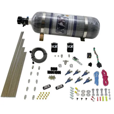 6-Cyl Direct Port Nitrous System EFI Gasoline (150-375Hp) 12LB Nitrous Express NX 80006EFI-12