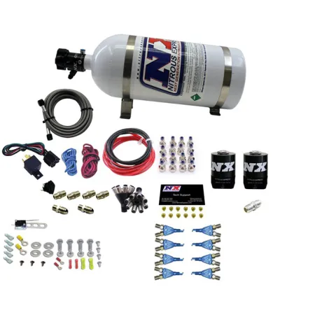 8 Cylinder Soft Line DIrect Port System 100-300Hp with 10Lb Bottle Nitrous Express NX 80008-10