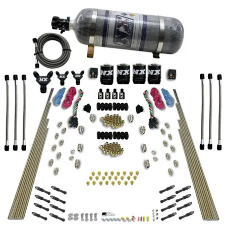 Dual Stage 8-Cyl Dry Direct Port Nitrous System 12LB Nitrous Express NX 93106-12