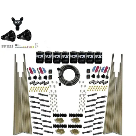 Four Stage 8-Cyl Dry Direct Port Nitrous System without Bottle Nitrous Express NX 93306-00