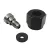 4AN Bottle Nipple and Nut for CO2 Valve with Gasket Nitrous Express NX 11713
