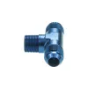 Adapter Trójnik Męski/Męski/Męski AN12 - 3/4 NPT - AN12 Niebieski