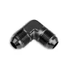 AN4 90' Nypel adapter męsko-męski JIC Czarny