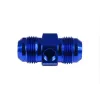 AN4 Nypel adapter męsko-męski z wejściem na czujnik Niebieski