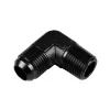 AN6-3/8 NPT 90' Nypel adapter męsko-męski Czarny