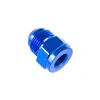 AN8 AN6 JIC Nypel adapter redukcyjny prosty męsko żeński Niebieski
