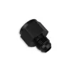 AN8 AN6 JIC Nypel adapter redukcyjny prosty żeńsko męski Czarny