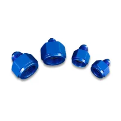 AN10 AN8 JIC Nypel adapter redukcyjny prosty żeńsko męski Niebieski