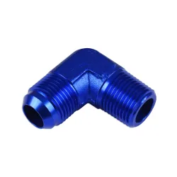 AN6-1/8 NPT 90' Nypel adapter męsko-męski Niebieski