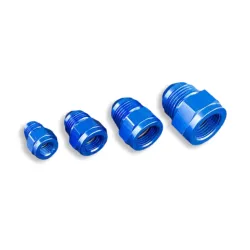 AN8 AN6 JIC Nypel adapter redukcyjny prosty męsko żeński Niebieski