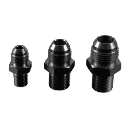 AN6 1/2 NPT Nypel adapter męsko męski Czarny