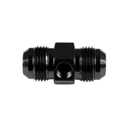 AN6 Nypel adapter męsko-męski z wejściem na czujnik Czarny