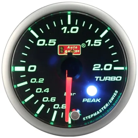 Auto Gauge Wskaźnik Boost niebieski